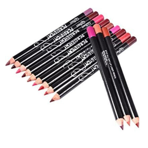 Lips and Eyes pencil - Eye Pencil Pack of 12 - Lip Liner and Lipstick Set