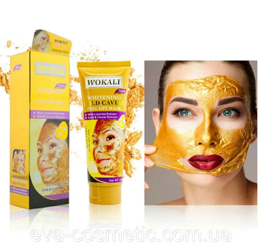 Wokali Gold Mask - Face Peel Off Mask - Skin Care Gold Mask For Women