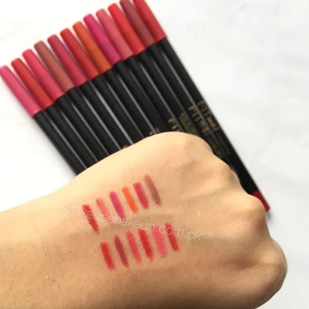 Lips and Eyes pencil - Eye Pencil Pack of 12 - Lip Liner and Lipstick Set