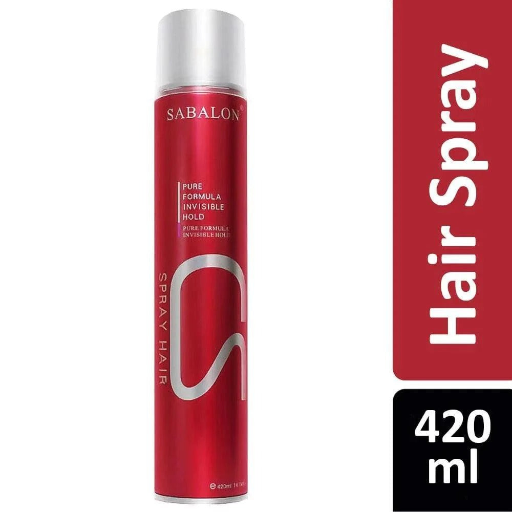 SABALON Hair Spray 420ml – Pure Formula, Alcohol-Free, Invisible Strong