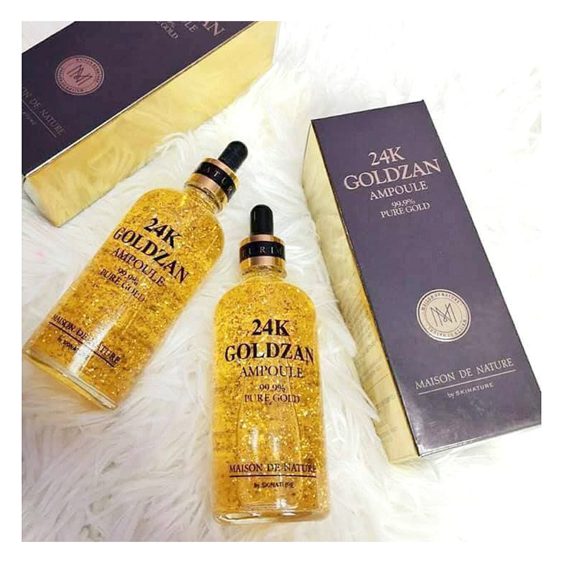24k golden Serum - Goldzan Facial Serums - Pure Gold Face Serum 100ml