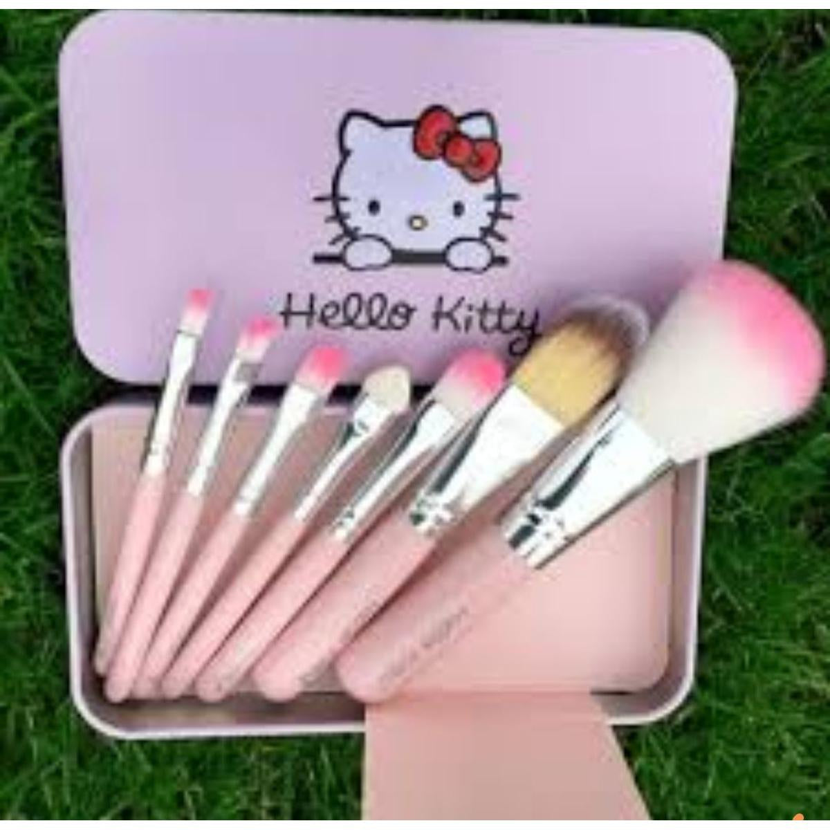 hello kitty makeup brushes -Kitty Brush Set - Make up Fenty Beauty 7in1