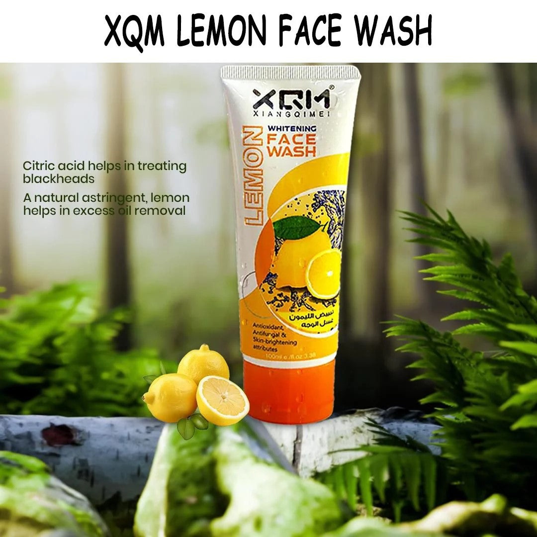 XQM Lemon Antifungal Skin Brightening Face Wash