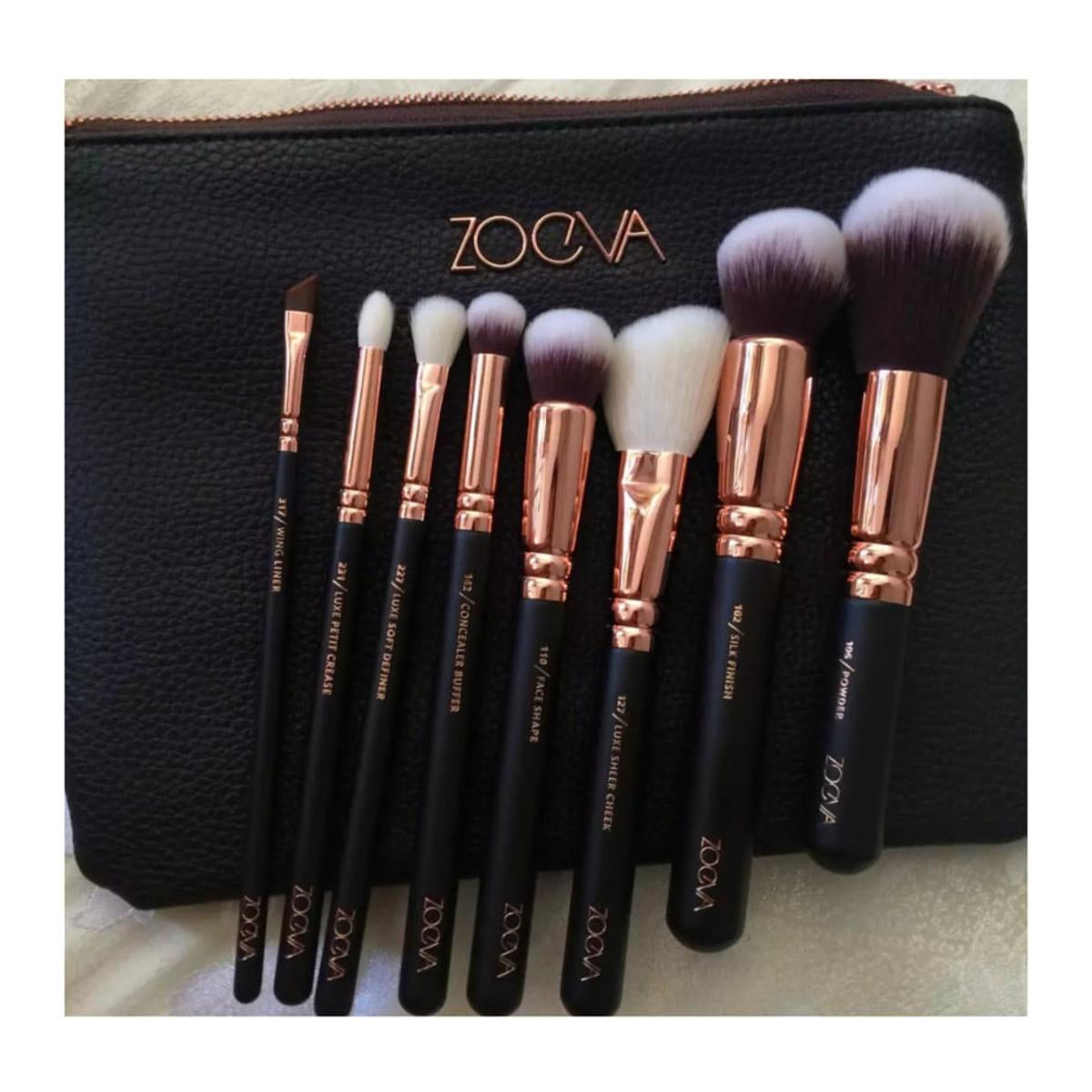 ZOEVA 15-Piece Professional Makeup Brush Set  & Face Brushes Kit