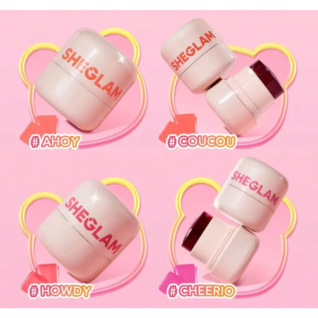 SHEGLAM Jelly Tint – 2-in-1 Hydrating Lip & Cheek Blush Stick