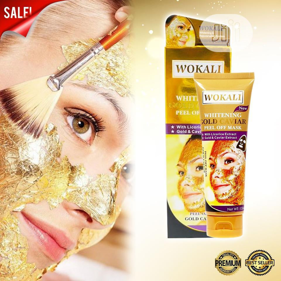 Wokali Gold Mask - Face Peel Off Mask - Skin Care Gold Mask For Women