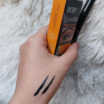BOB Charm Waterproof Liquid Eyeliner – Long Lasting, Smudge Proof & Easy Glide