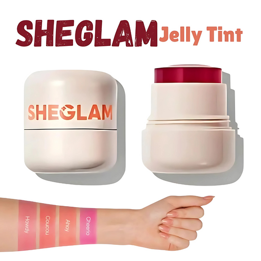 SHEGLAM Jelly Tint – 2-in-1 Hydrating Lip & Cheek Blush Stick