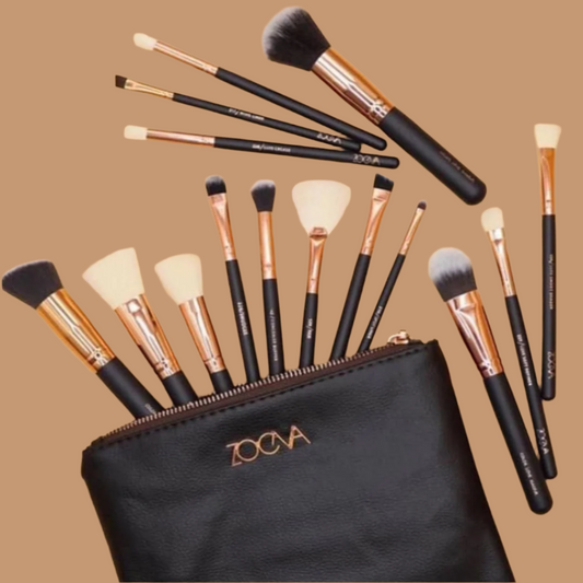 ZOEVA 15-Piece Professional Makeup Brush Set  & Face Brushes Kit