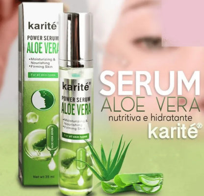 Aloe Vera Serum - Karite 35ml Smooth  Face Serum - Serum for Face Glowing